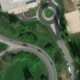 Sand Volleyball Court — aerial view