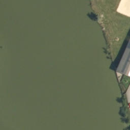 Sand Volleyball Court — aerial view