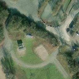 Sand Volleyball Court, Rheinstetten — aerial view