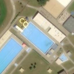 Sand Volleyball Court — aerial view