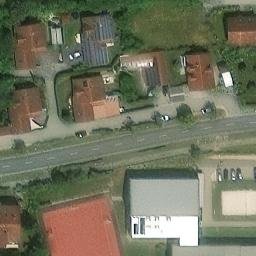 Sand Volleyball Court — aerial view