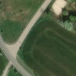 Sand Volleyball Court — aerial view