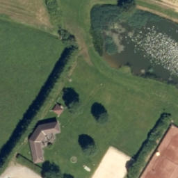 Sand Volleyball Court — aerial view
