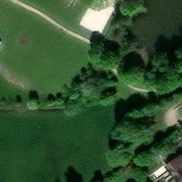 Beachvolleyballplatz — aerial view