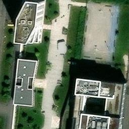 Grass Volleyball Court — aerial view