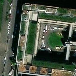 Grass Volleyball Court — aerial view