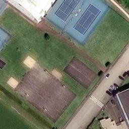 Volleyball Court — aerial view
