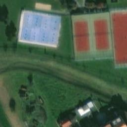 Sand Volleyball Court — aerial view