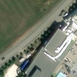 Sand Volleyball Court — aerial view