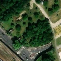 Sand Volleyball Court — aerial view