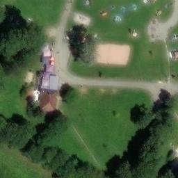 Sand Volleyball Court — aerial view