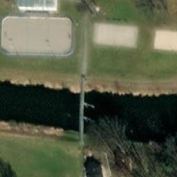 Sand Volleyball Court — aerial view