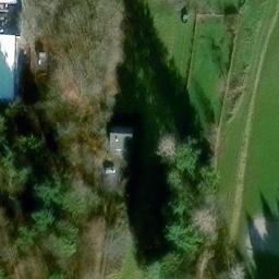 Sand Volleyball Court, Ettlingen — aerial view