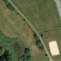 Sand Volleyball Court — aerial view