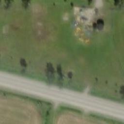 La Reine Beach Volleyball Court — aerial view