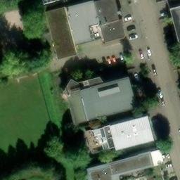 Sand Volleyball Court, Kornwestheim — aerial view