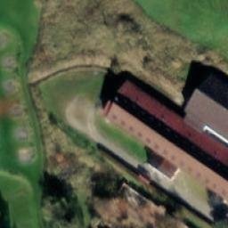 Sand Volleyball Court — aerial view