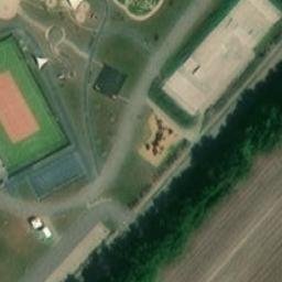 Volleyball Court near Velké Bílovice — aerial view