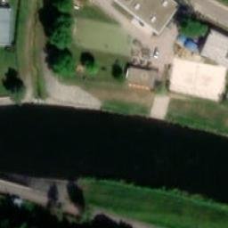 Sand Volleyball Court — aerial view
