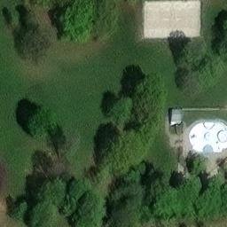 Sand Volleyball Court — aerial view