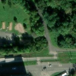 Sand Volleyball Court, Stuttgart — aerial view
