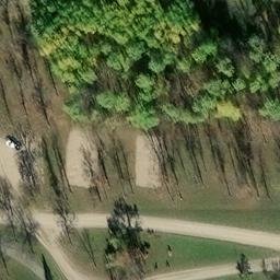 Roseau Beach Volleyball Court #1 — aerial view