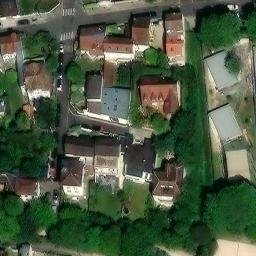 Sand Volleyball Court — aerial view