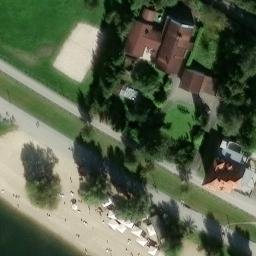 Beachvolleyball-Anlage Uferpromenade (Eginger Straße) — aerial view