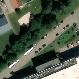 Sand Volleyball Court — aerial view