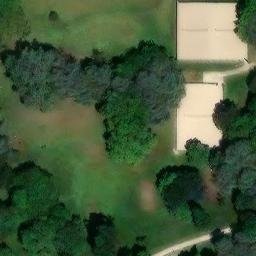 Sand Volleyball Court — aerial view