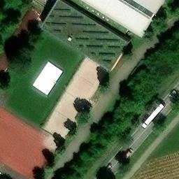 Fellbach Beach Volleyball Court — aerial view