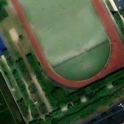 Volleyball Court near Paris — aerial view