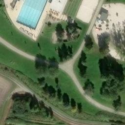 Sand Volleyball Court — aerial view