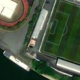 Beuchet Beach Stadium — aerial view
