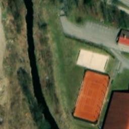 Sand Volleyball Court — aerial view
