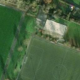 Sand Volleyball Court, Stuttgart — aerial view