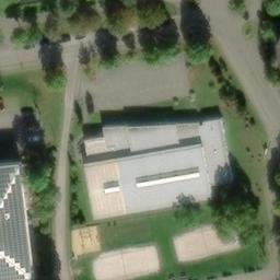 Sand Volleyball Court, Stuttgart — aerial view