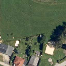 Sand Volleyball Court — aerial view