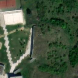Sand Volleyball Court — aerial view