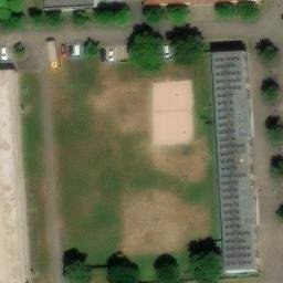 Sand Volleyball Court — aerial view