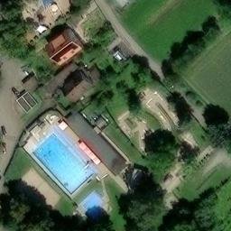 Volleyball Court, Weinstadt — aerial view