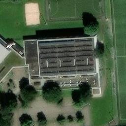 Sand Volleyball Court, Winterbach — aerial view