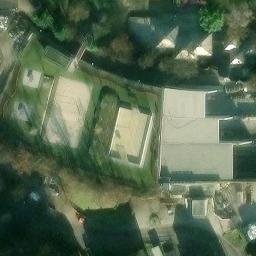 Sand Volleyball Court, Stuttgart — aerial view