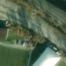 Sand Volleyball Court, Stuttgart — aerial view