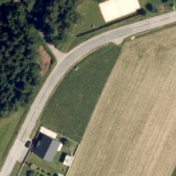 Sand Volleyball Court — aerial view