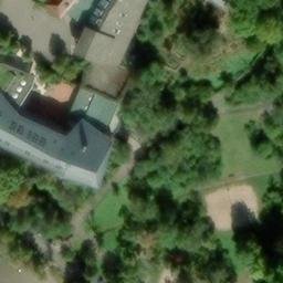 Sand Volleyball Court, Stuttgart — aerial view