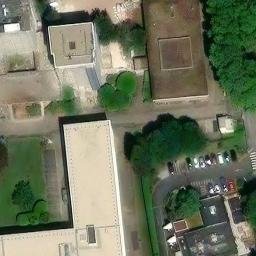 Volleyball Court near Créteil — aerial view