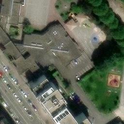 Volleyball Court — aerial view