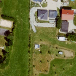 Sand Volleyball Court — aerial view