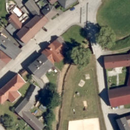 Sand Volleyball Court — aerial view